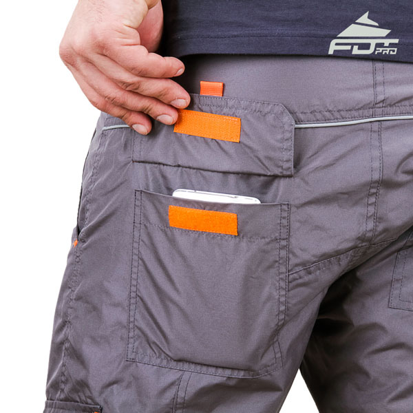 Comfy Design Pro Pants with Reliable Side Pockets for Dog Training