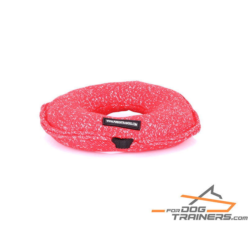 Linen Bagel French Linen Dog Bite 【Tug】 2 1/3 inch x 8 3/5 inch (6cm