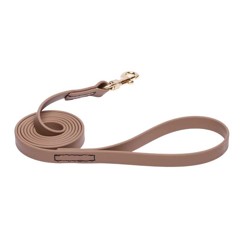 Khaki Waterproof dog Leash Made of Biothane - Click Image to Close
