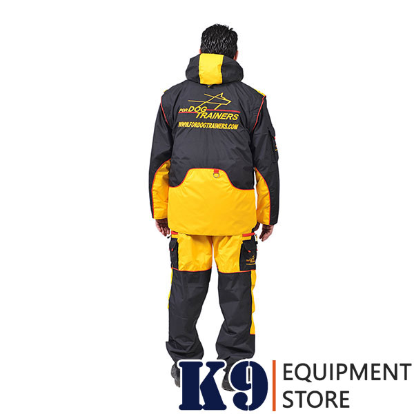 Membrane Fabric Dog Training Suit with a Number of Pockets
