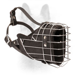 Canine Wire Basket Dog Muzzle Easy Breathing
