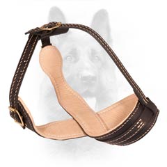 Anti-Barking High-Quality Leather Dog Muzzle